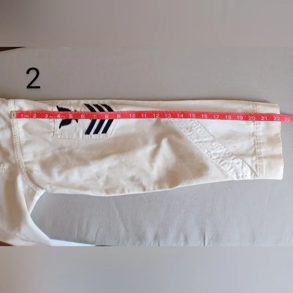 50s - 60s Vintage White 2 Navy Uniform Tops with Black Insignia. Shirts Retro - Picture 16 of 16